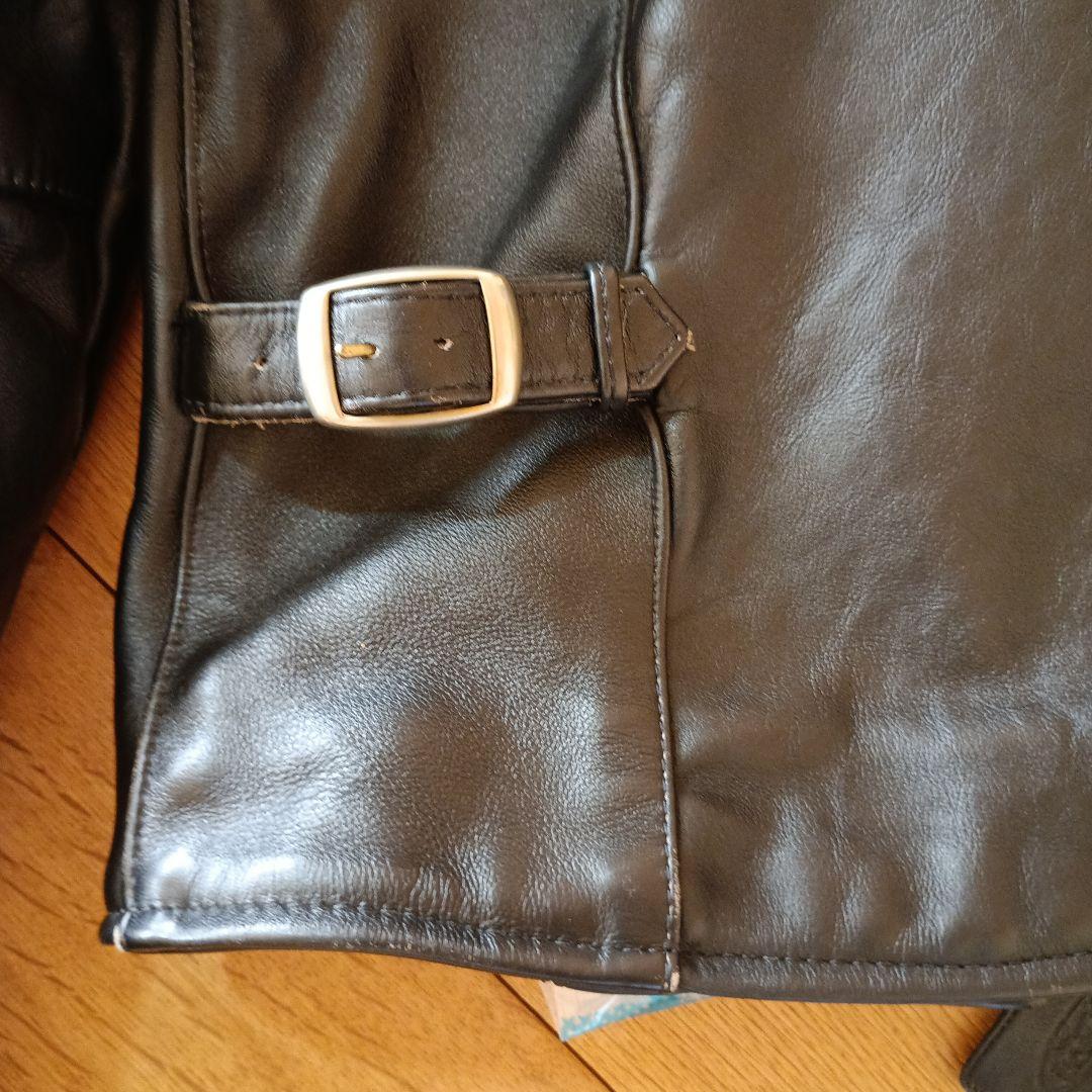 チャリ　vanson 黒 レザージャケット 36 usa製