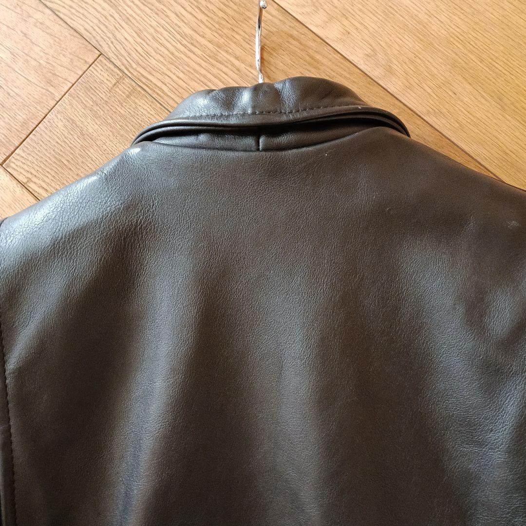 チャリ　vanson 黒 レザージャケット 36 usa製