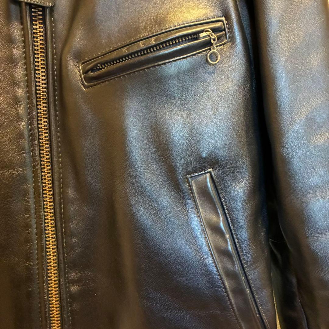 チャリ　vanson 黒 レザージャケット 36 usa製