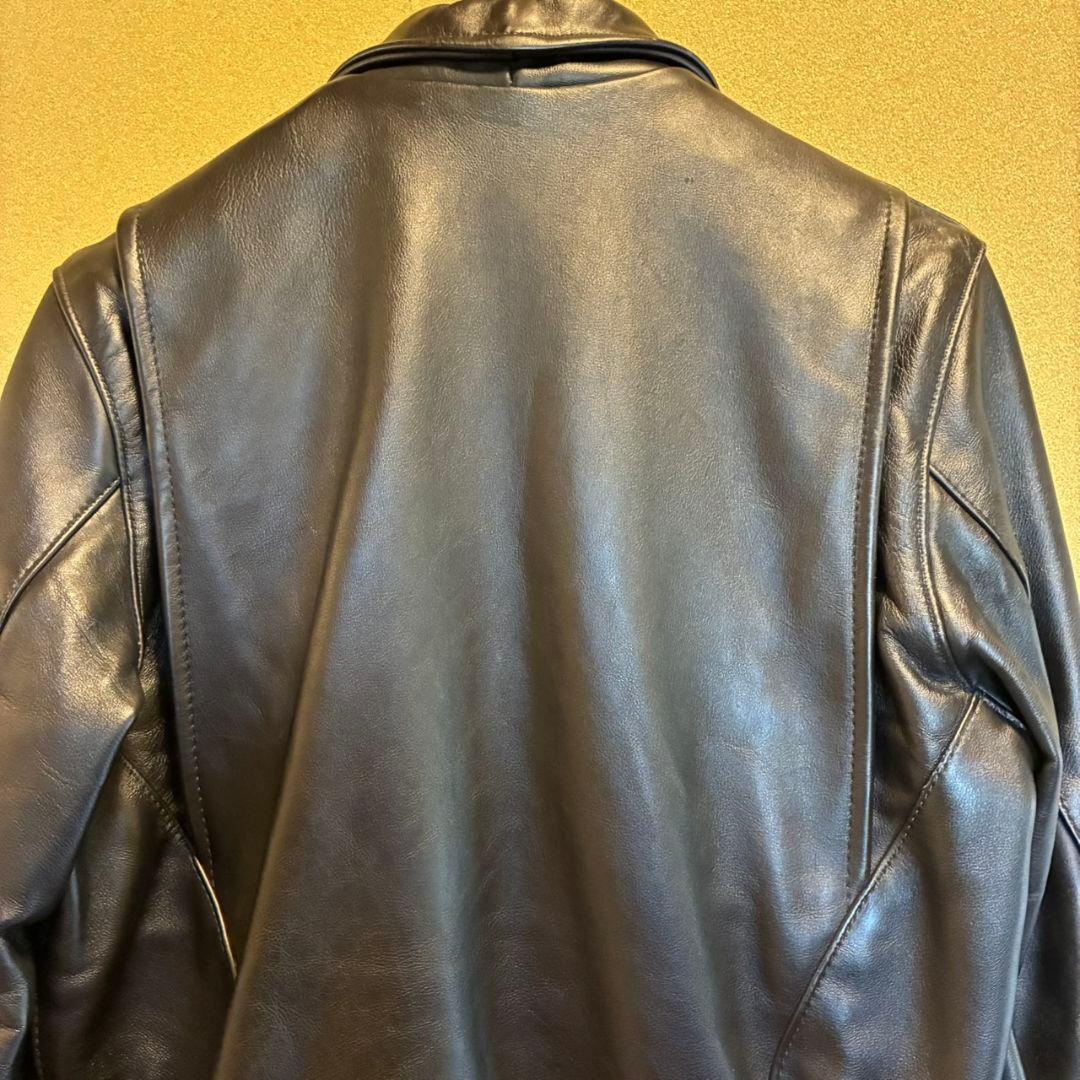 チャリ　vanson 黒 レザージャケット 36 usa製