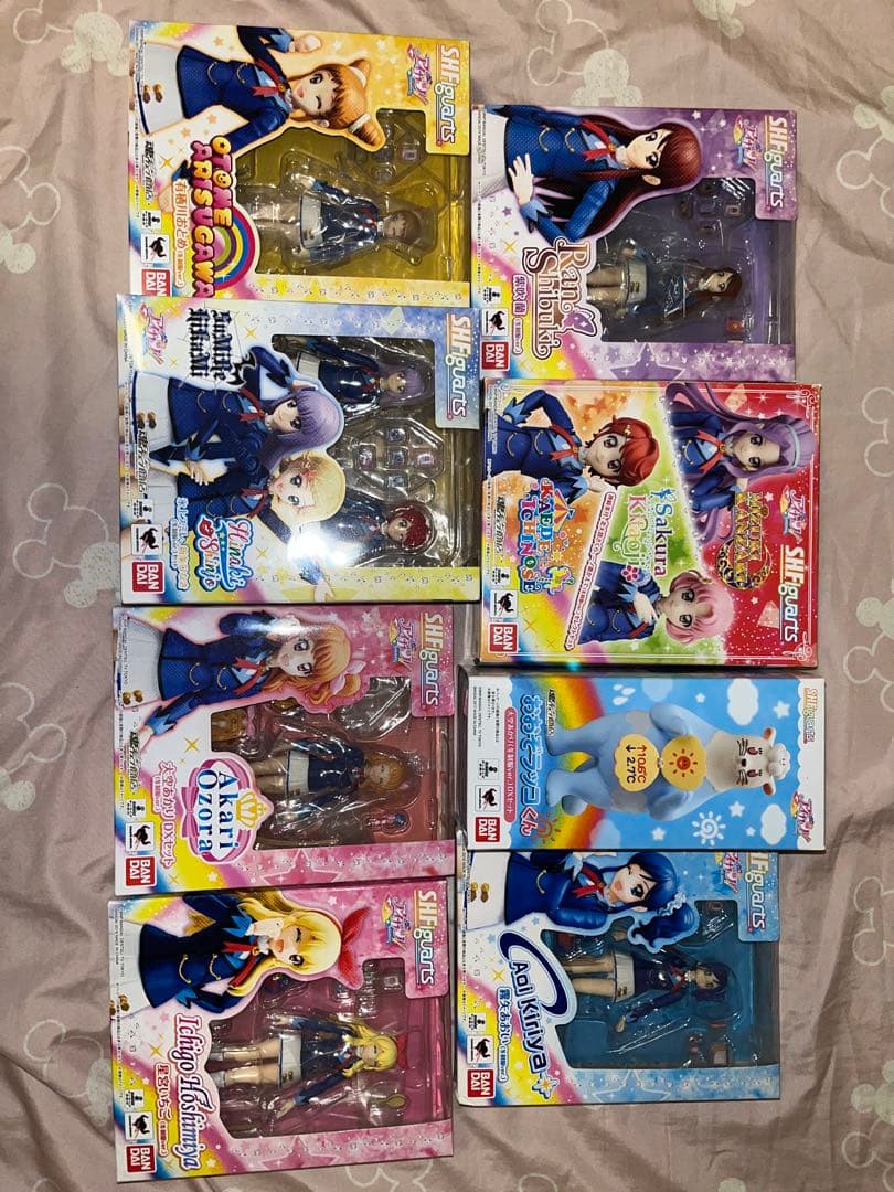 アイカツ　フィギュアーツ　いちご　蘭　あおい　あかり　スミレ