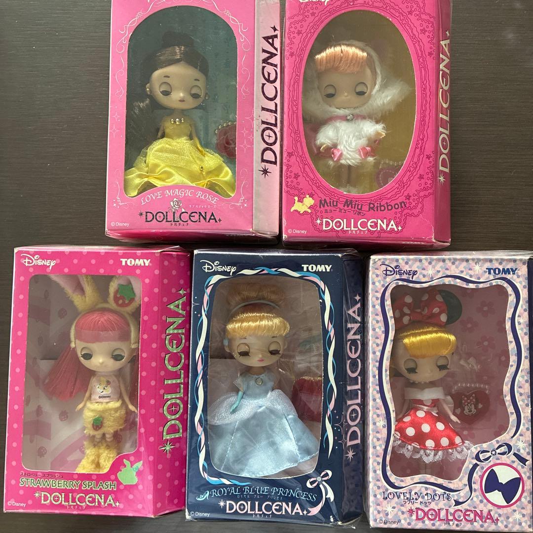 ドルチェナ 5体セット 新品未開封 ディズニー　ミニー シンデレラなど