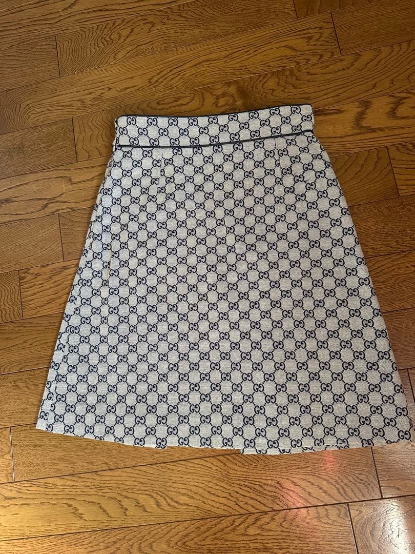 Gucci GGパターン キャンバスaラインスカート