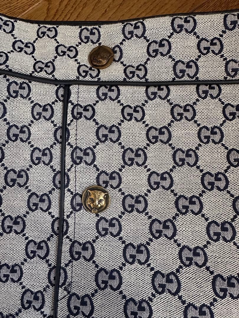 Gucci GGパターン キャンバスaラインスカート