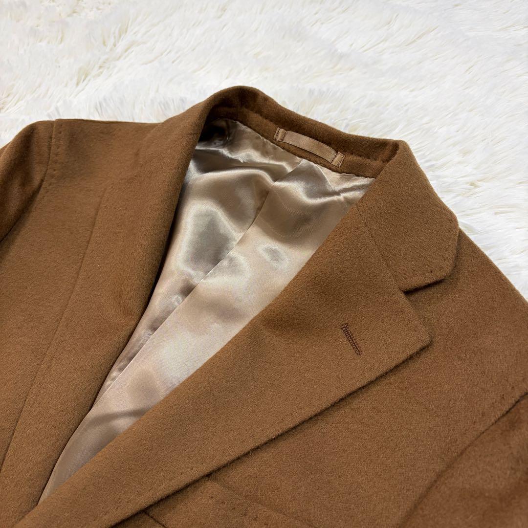 【極美品】トゥモローランドピルグリム カシミヤ混 チェスターコート キャメル42