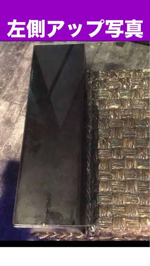 高級♦️ウォーターヒヤシンステーブル♦️お洒落なブラック♦️強化ガラステーブル♦️送料込