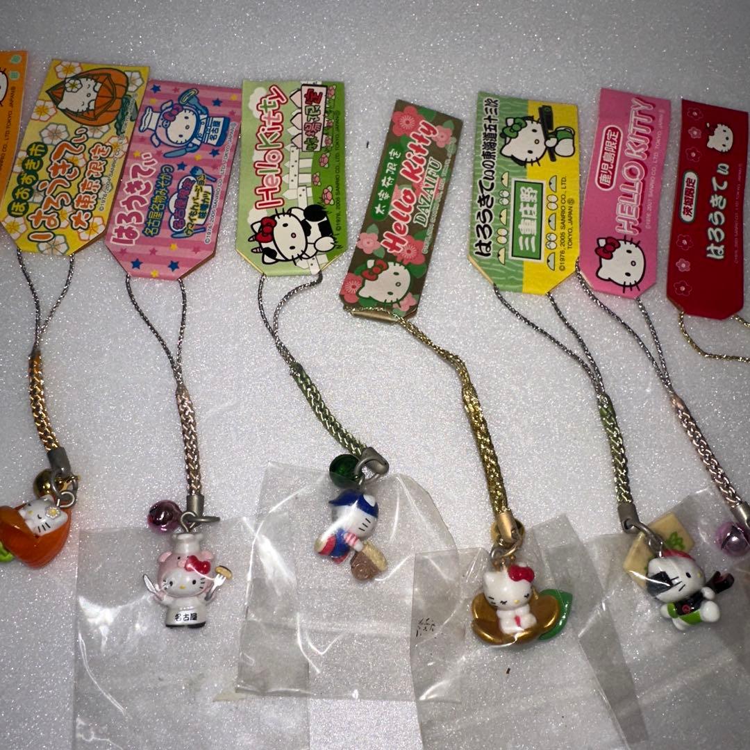 ハローキティ 根付け ご当地 ストラップ