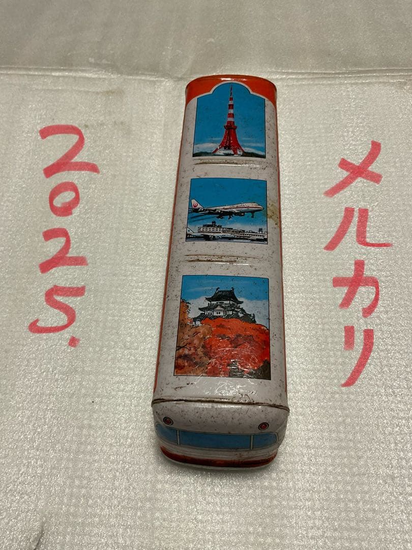 日本観光バス／ブリキカー。DAIYA社製。【キズとか錆がございます】。