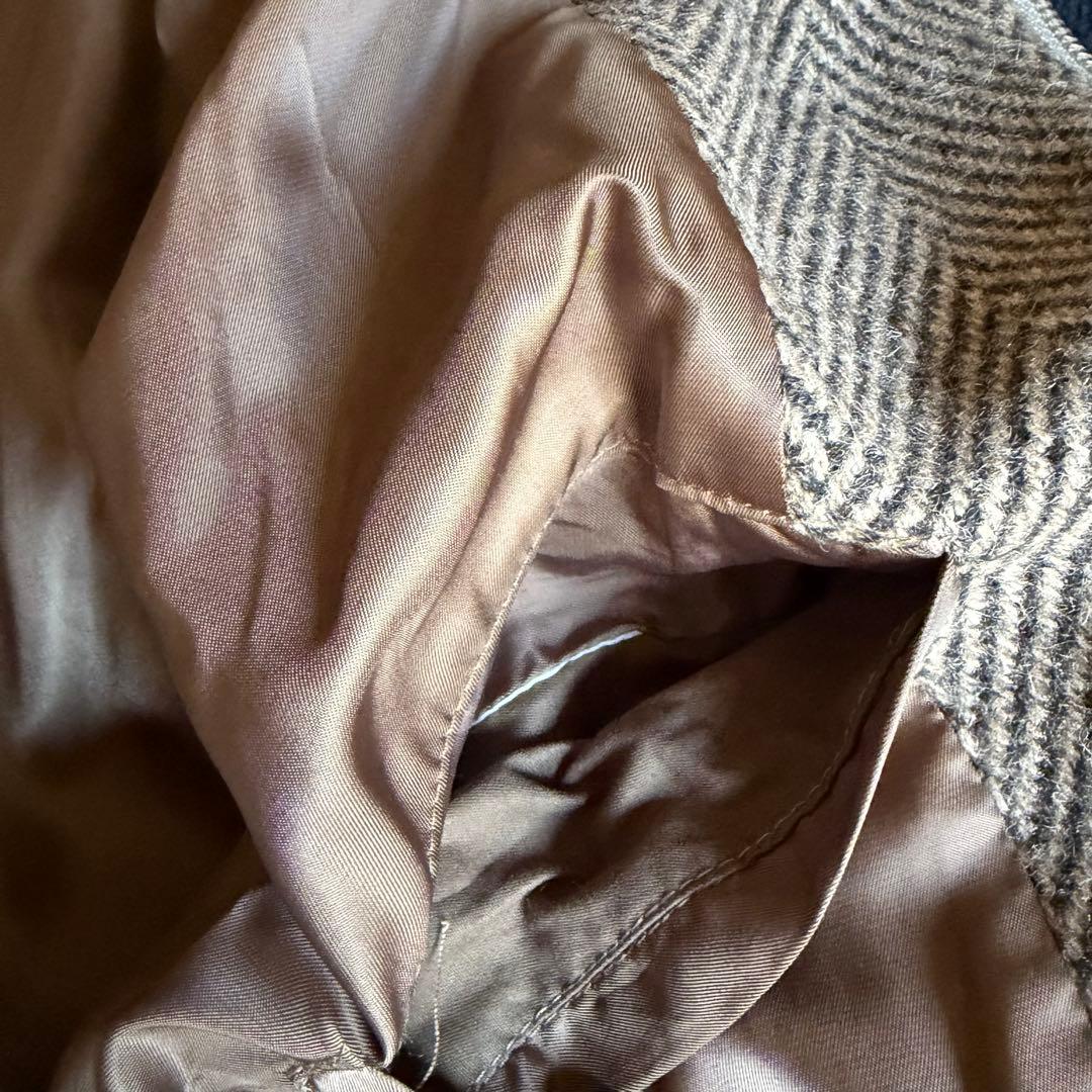 オーラリー LAMA SHETLAND WOOL ツイードブルゾン 3