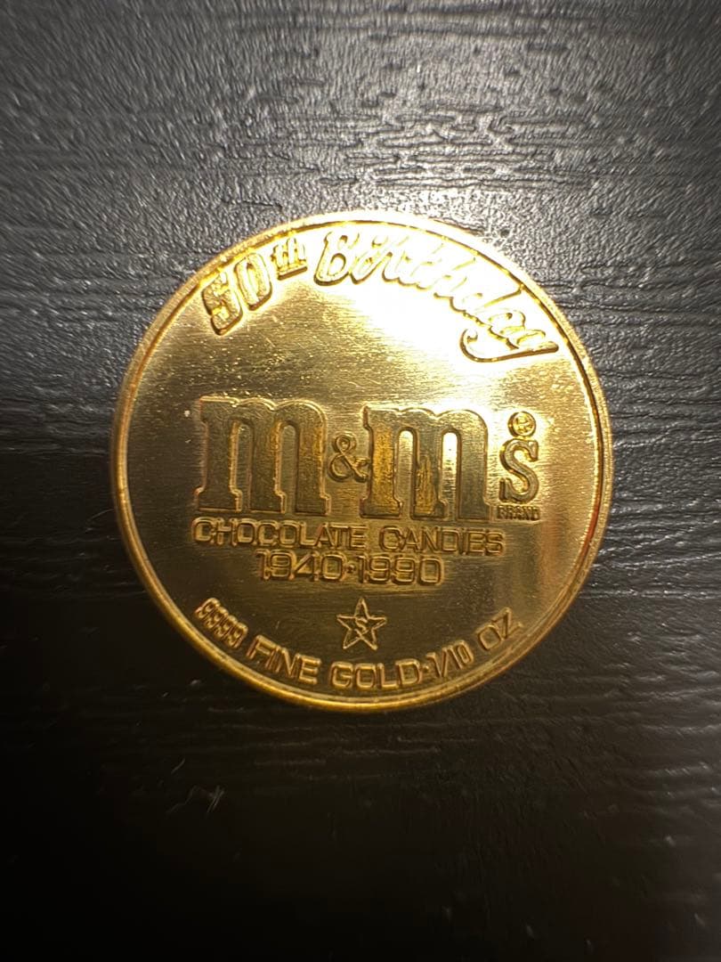 M&M's 純金　50周年記念