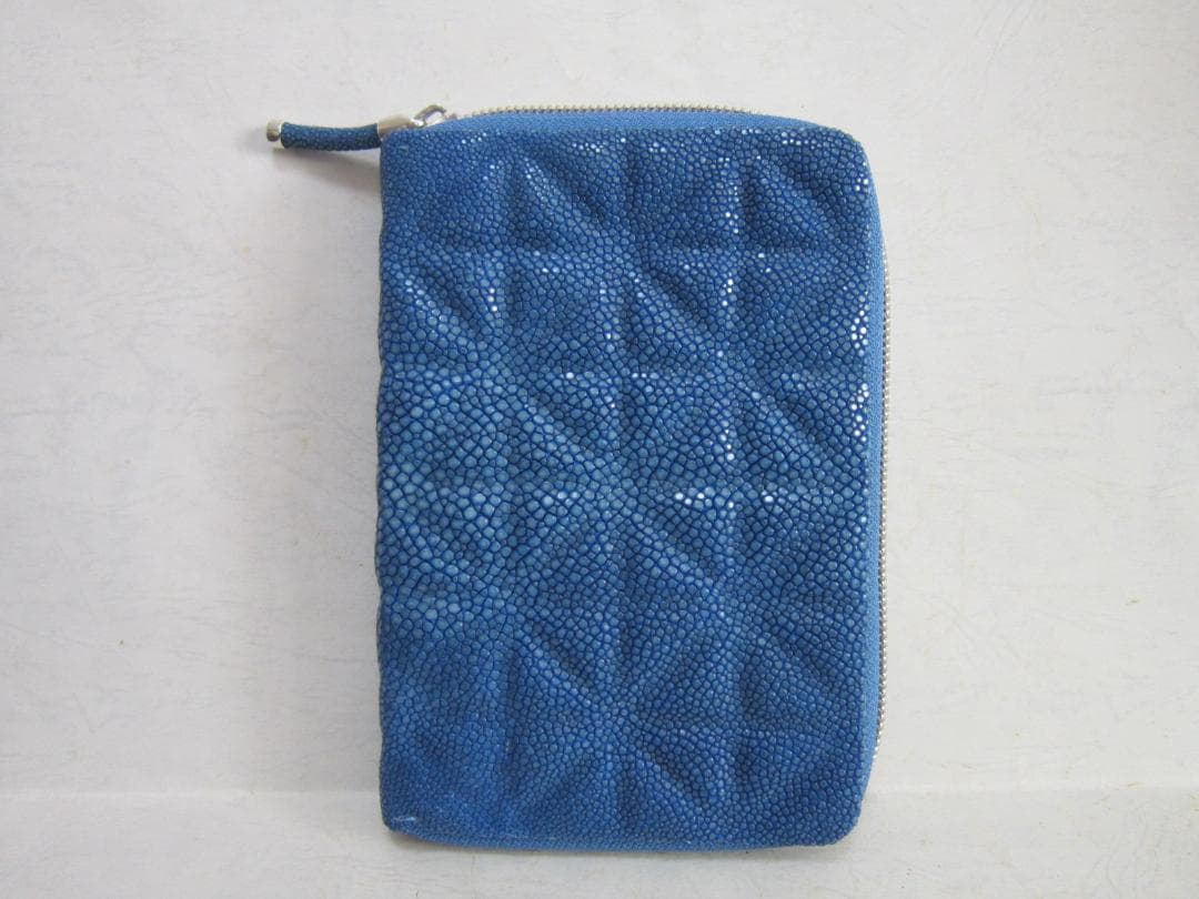 ペンケース　ガルーシャ　アシュフォード　趣味の文具箱　コラボ　５本差し　ブルー