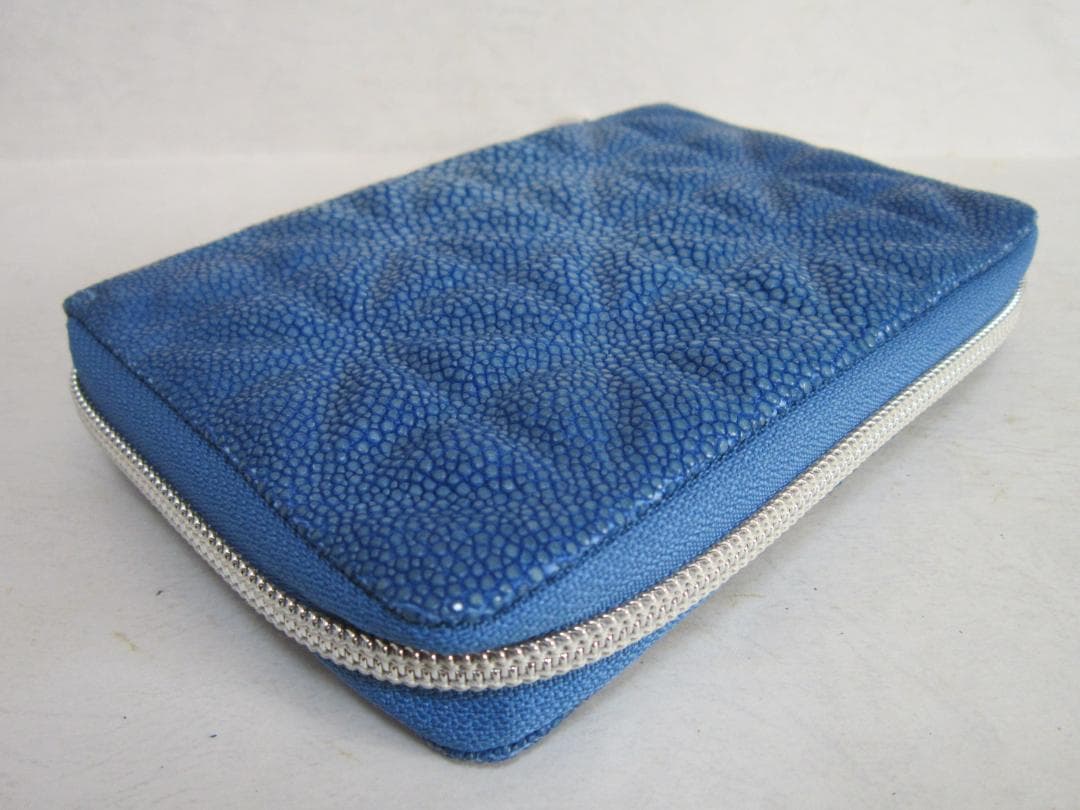 ペンケース　ガルーシャ　アシュフォード　趣味の文具箱　コラボ　５本差し　ブルー