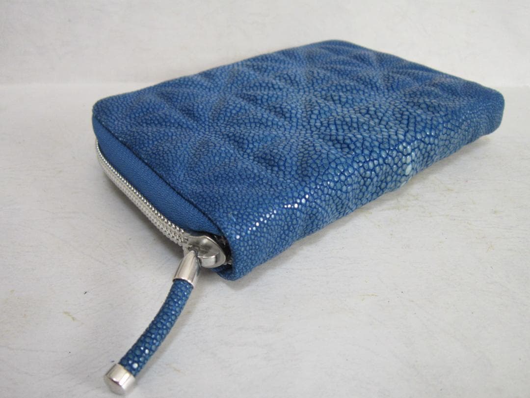 ペンケース　ガルーシャ　アシュフォード　趣味の文具箱　コラボ　５本差し　ブルー