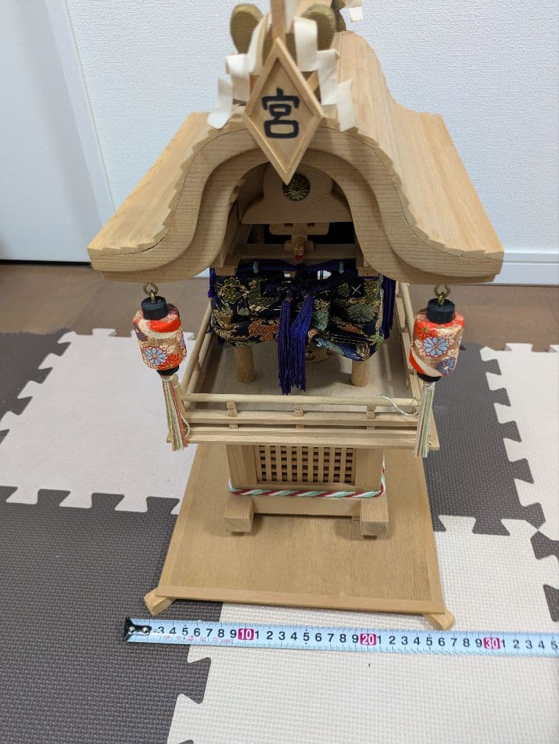 木製 ミニチュアだんじり