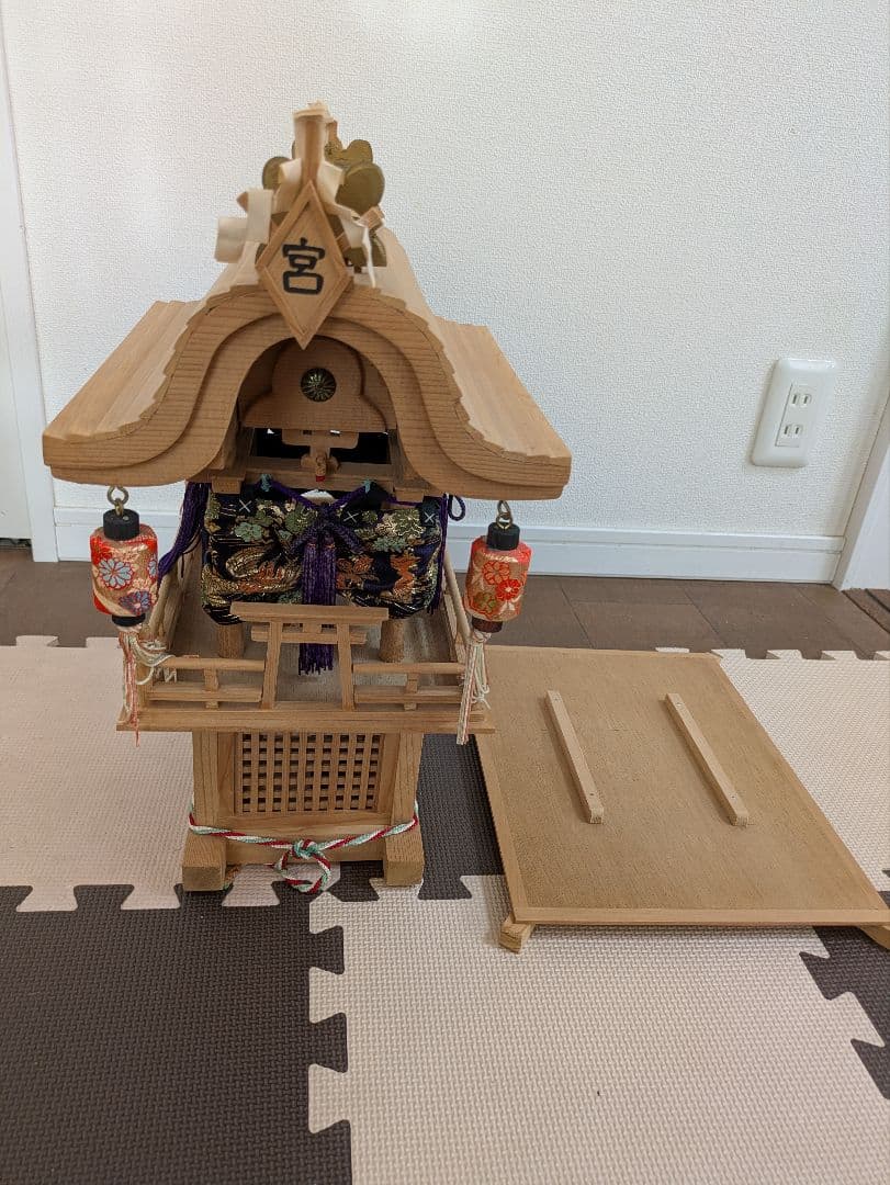 木製 ミニチュアだんじり