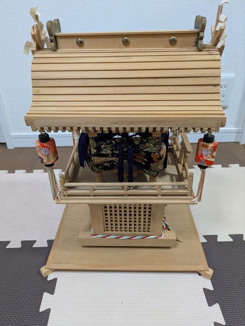 木製 ミニチュアだんじり