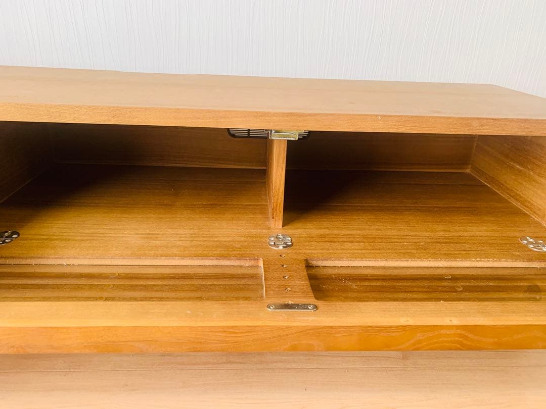 リセノテレビボード150センチ　ミドルブラウン