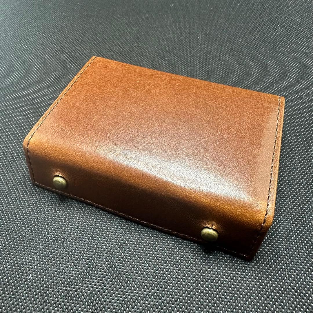 ★新品未使用★m+ エムピウ ミッレフォッリエ2 P25 BU. ダークブラウン