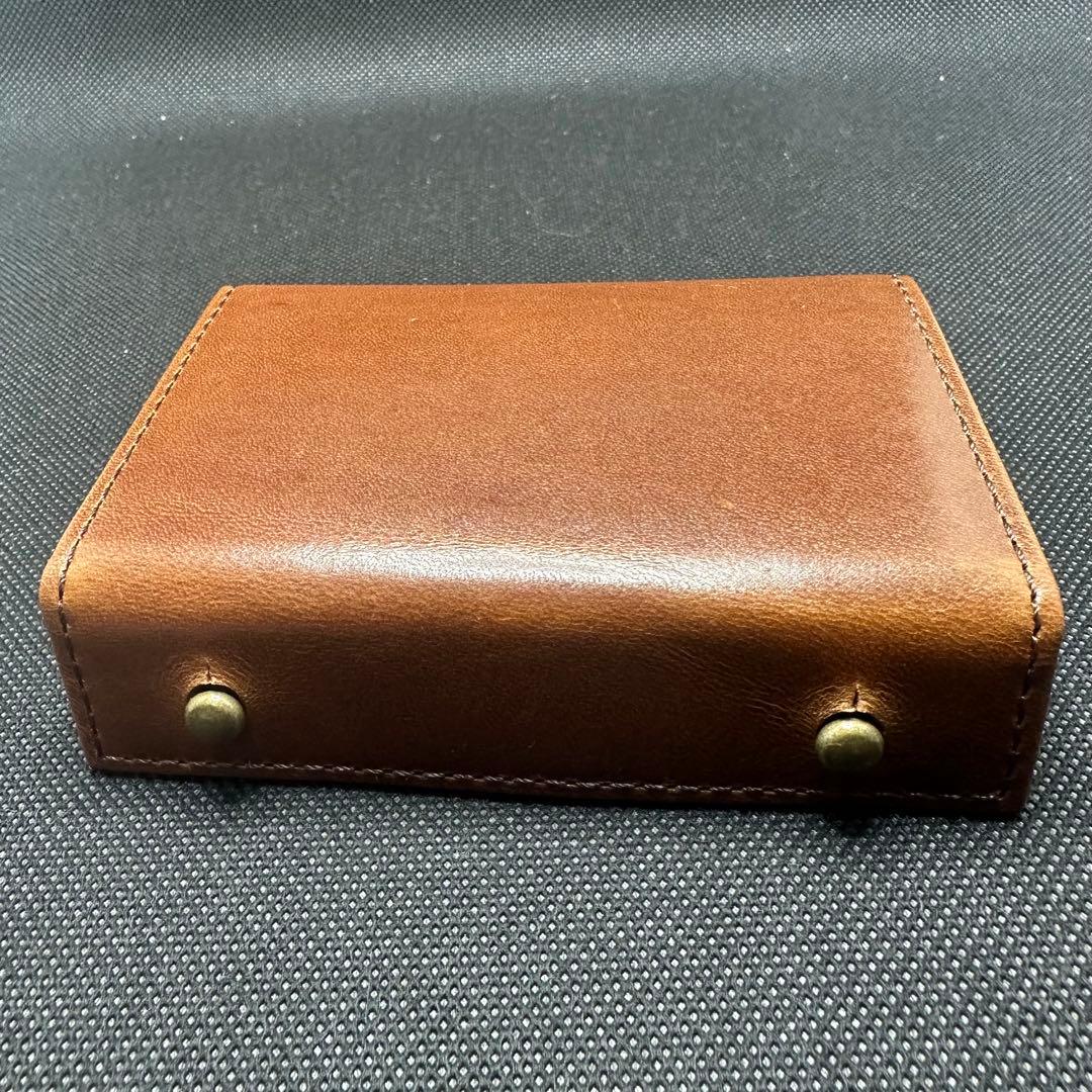 ★新品未使用★m+ エムピウ ミッレフォッリエ2 P25 BU. ダークブラウン