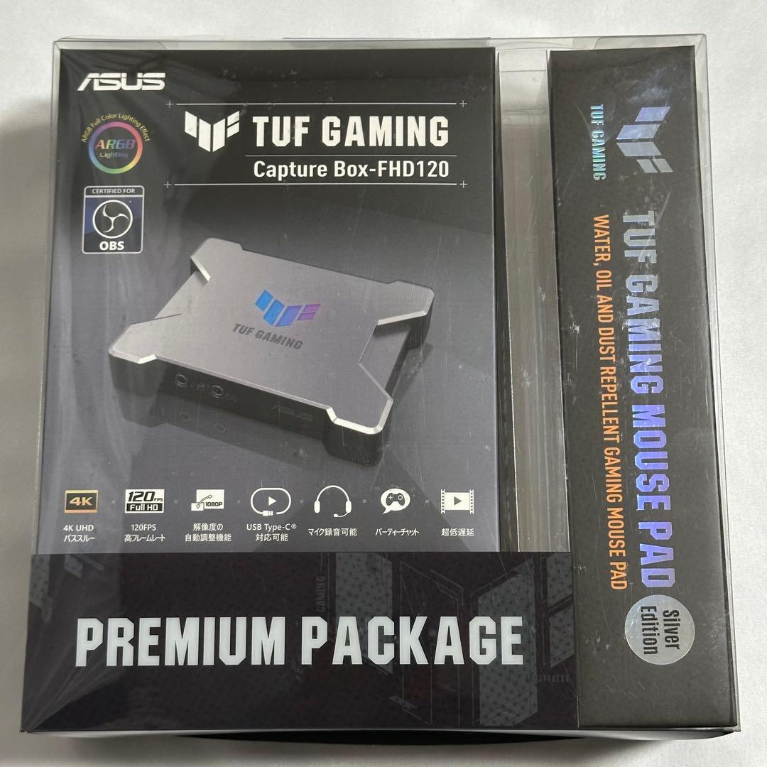 ビデオキャプチャー・キャプチャーボード ASUS TUF GAMING Capture Box-FHD120