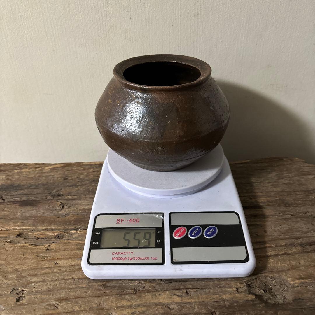 李朝　壺　オンギ 韓国アンティーク　その23検：骨董アンティーク.花器.白洲正子