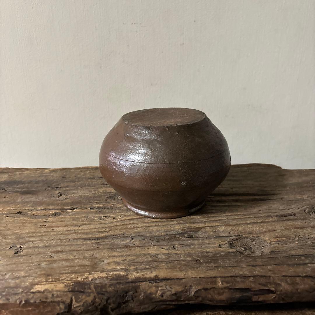 李朝　壺　オンギ 韓国アンティーク　その23検：骨董アンティーク.花器.白洲正子