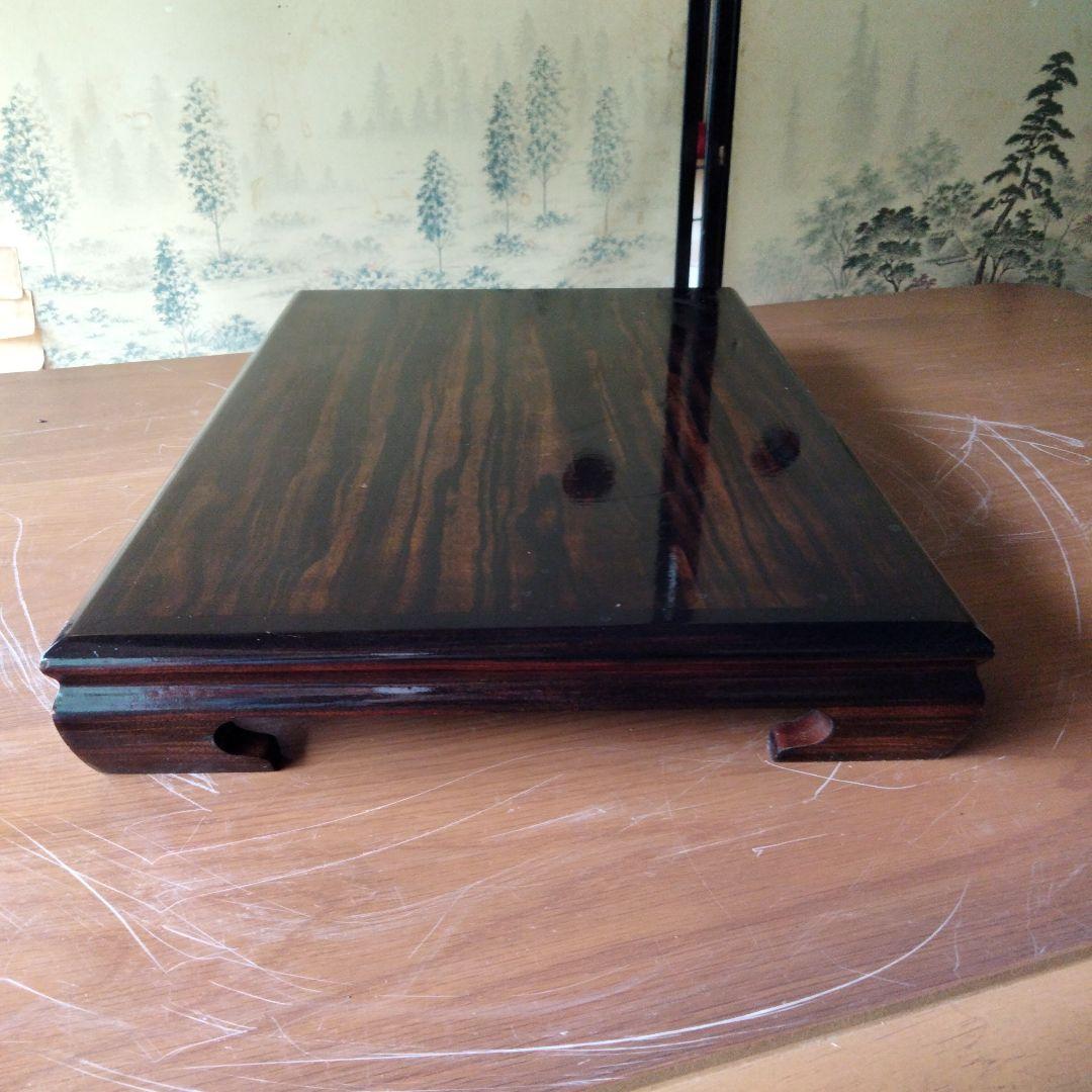 ★美品★黒檀花台★