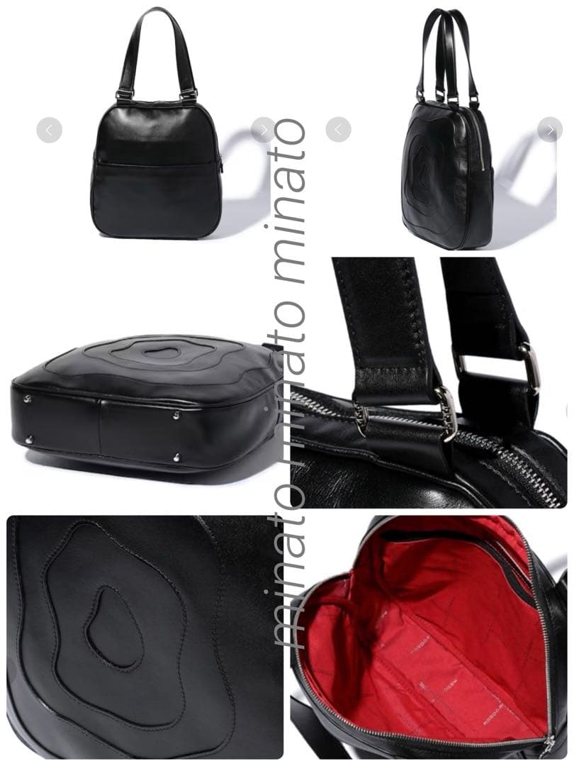 hirararaJACQUES LECORREリヨン レザーハンドバッグ