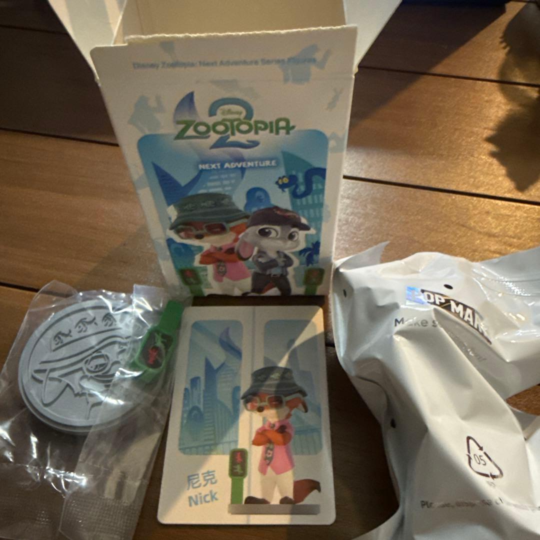 ズートピア2 ニック ジュディ　フィギュア　ポップマート