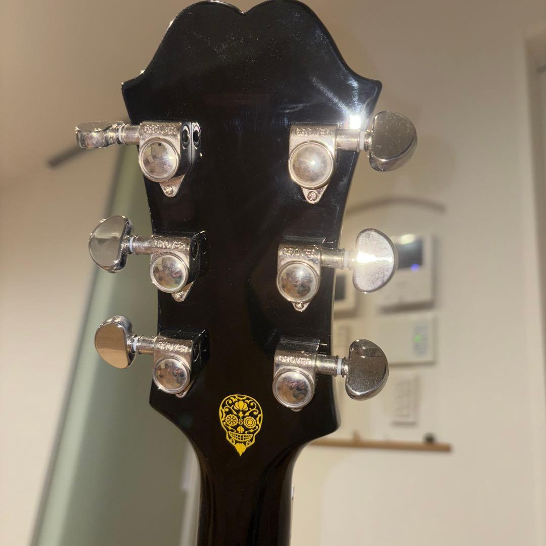 Epiphone セミアコースティックギター ブラック 生形真一モデル