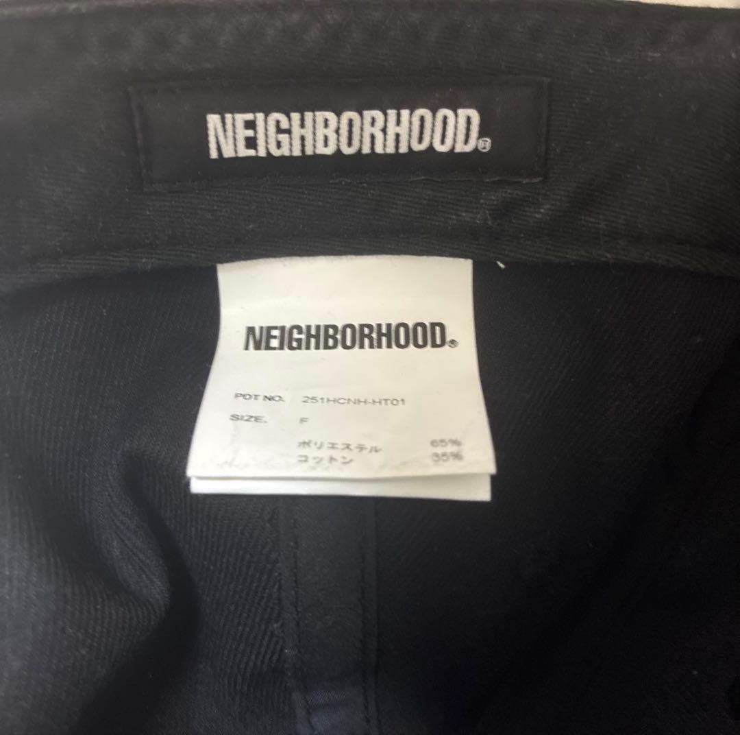 NEIGHBORHOOD 25ssブラックベースボールキャップ F