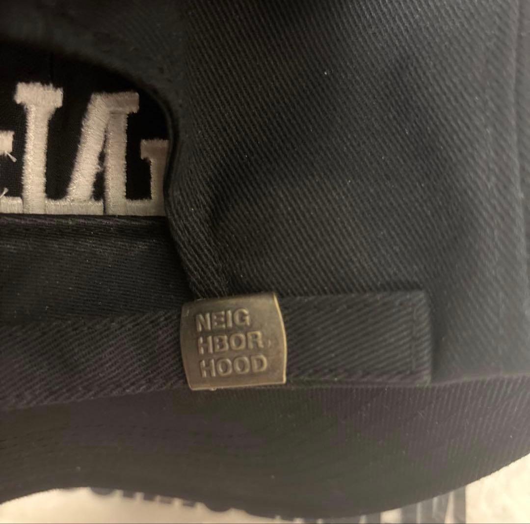 NEIGHBORHOOD 25ssブラックベースボールキャップ F