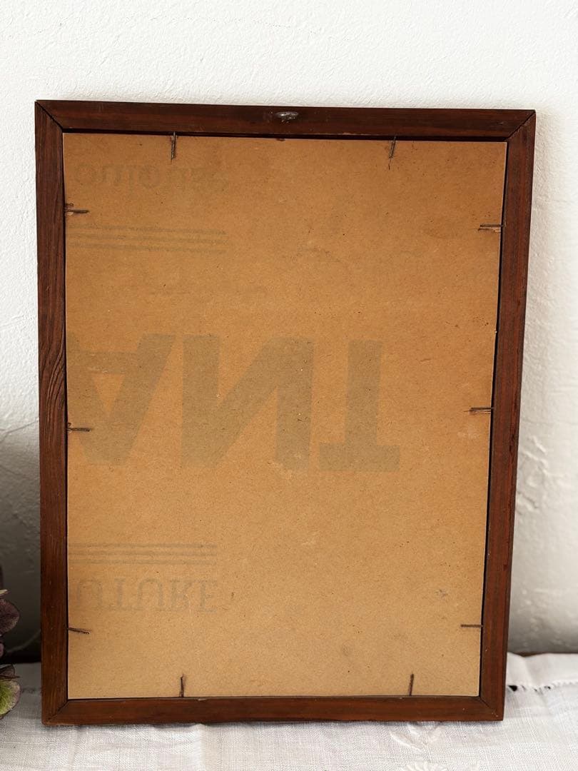 フランス　蚤の市　ファッション　ブロカント　額