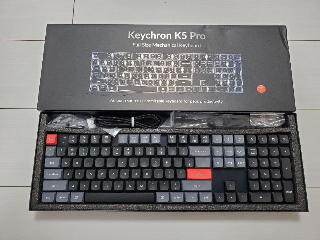 Keychron K5 Pro キーボード 【赤軸】