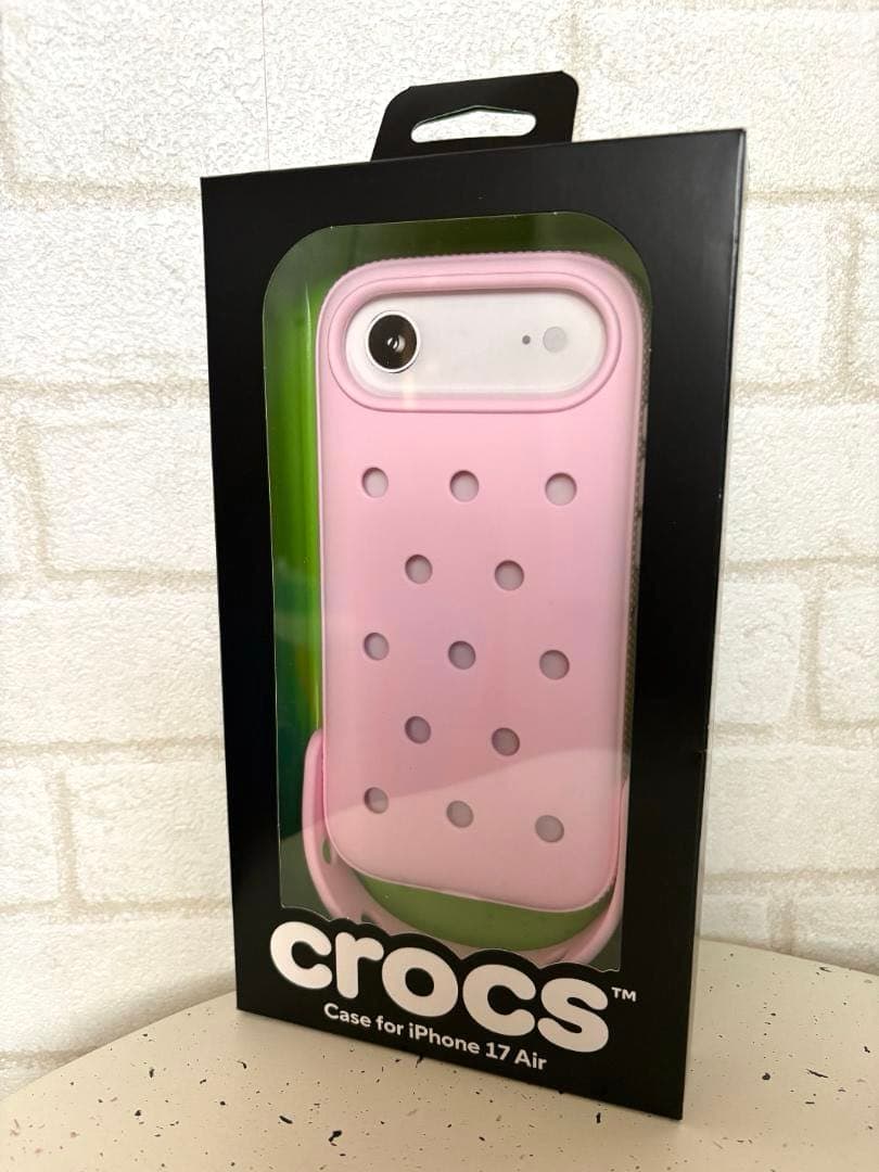 【正規品・日本未発売】crocs iPhone17 Air用ケース　ピンク