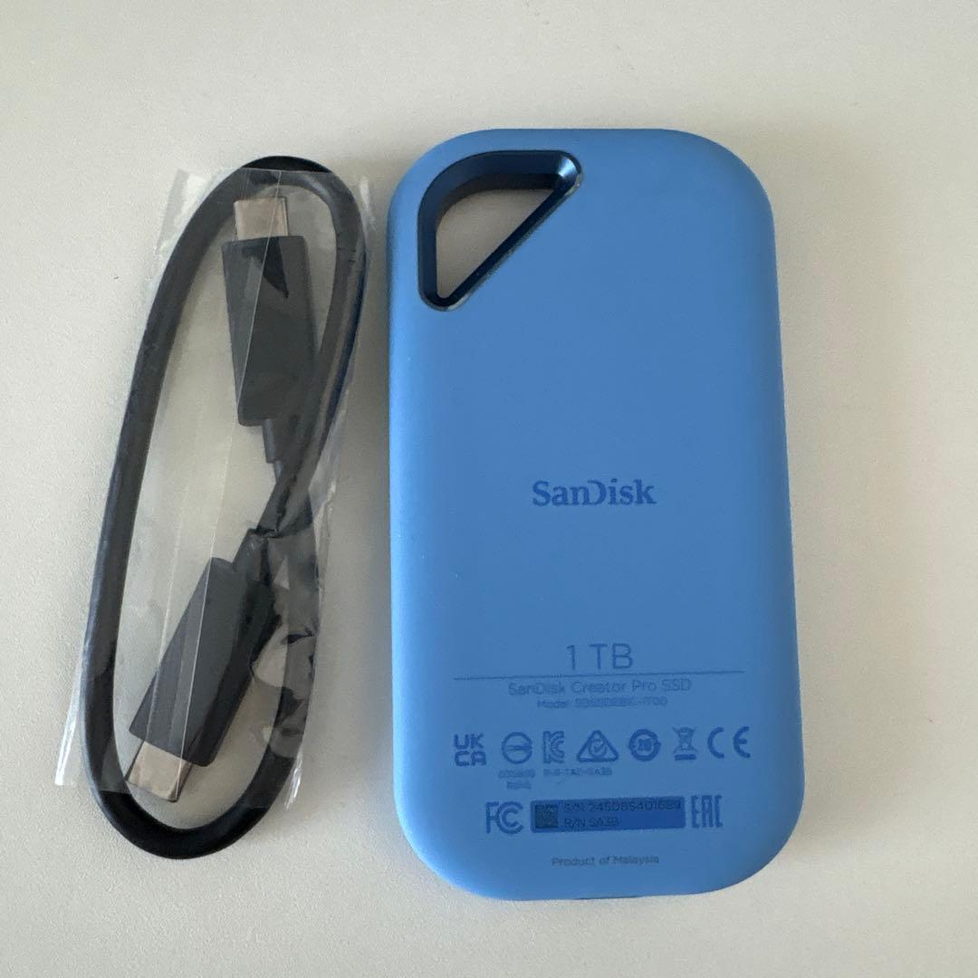 SanDisk Creator ProポータブルSSD 1TB