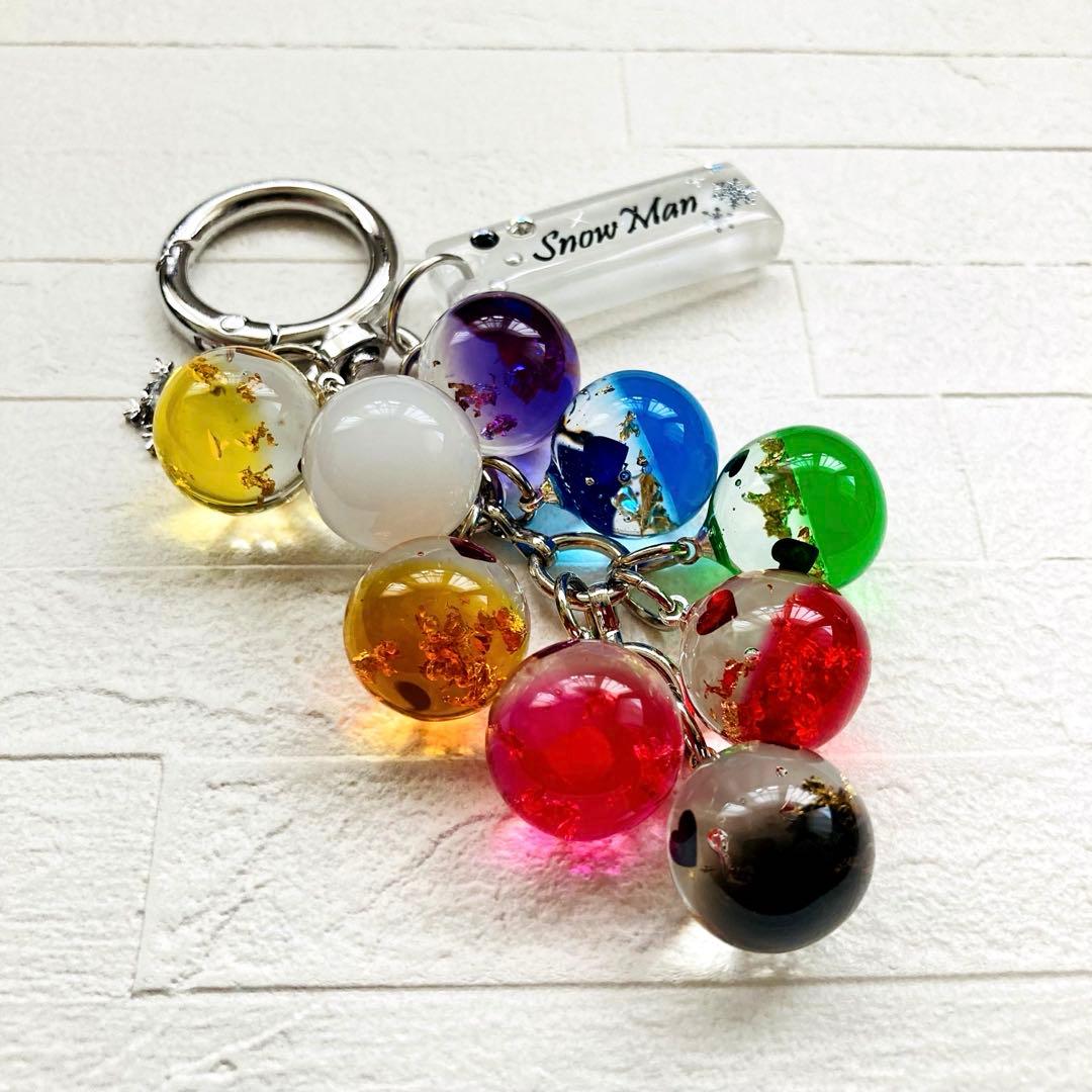 たまゆきページ Man 名入れ チャーム レジンキーホルダー11点