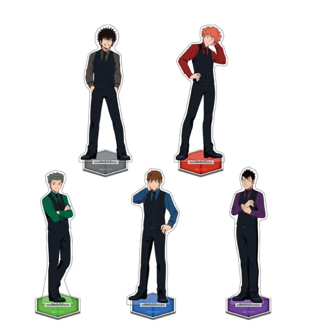 ワートリ　アクスタ　つかんぐ　黒スーツ　影浦　水上　村上　荒船　穂刈