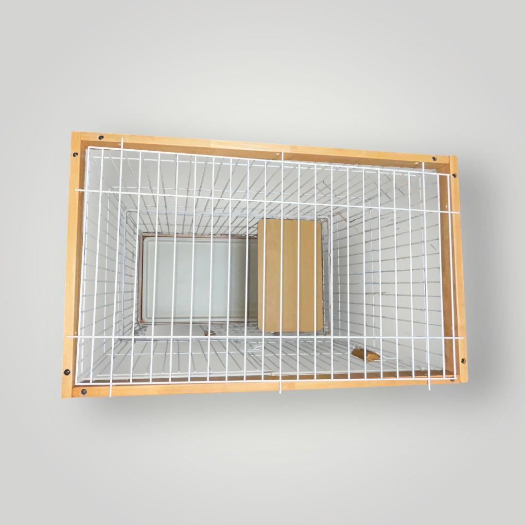 Richell 木製キャットケージS お掃除簡単ライトブラウン　キャットケージ