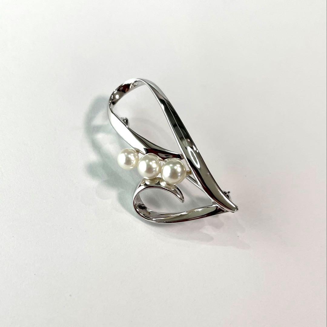 お*ん様 ミキモト　ブローチ　あこや真珠　本真珠　パールブローチ　入学式　卒業式