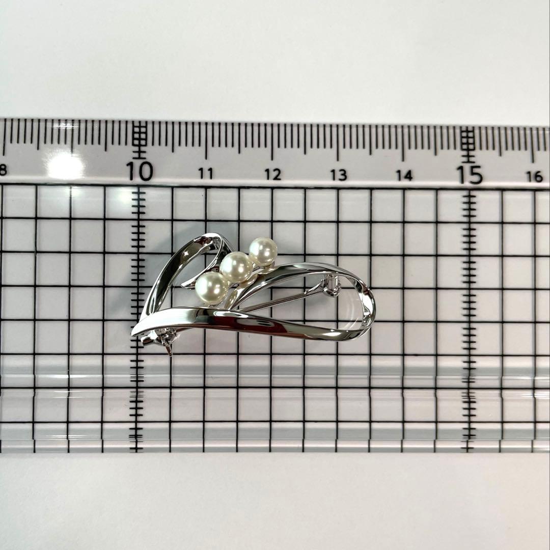 お*ん様 ミキモト　ブローチ　あこや真珠　本真珠　パールブローチ　入学式　卒業式