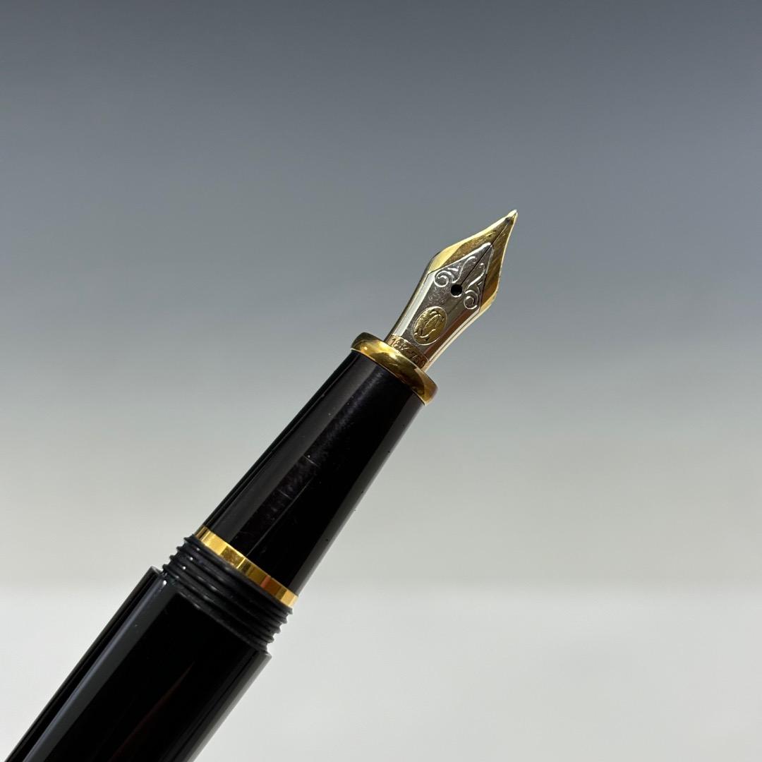 状態良【カルティエ本物】万年筆/ディアボロ ドゥ カルティエ/ペン先K18