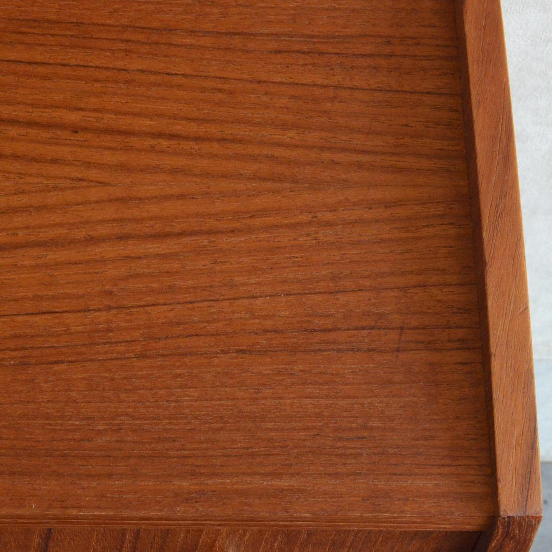 デンマーク 北欧ヴィンテージ チーク３段 スモールチェスト 北欧家具 オイル仕上