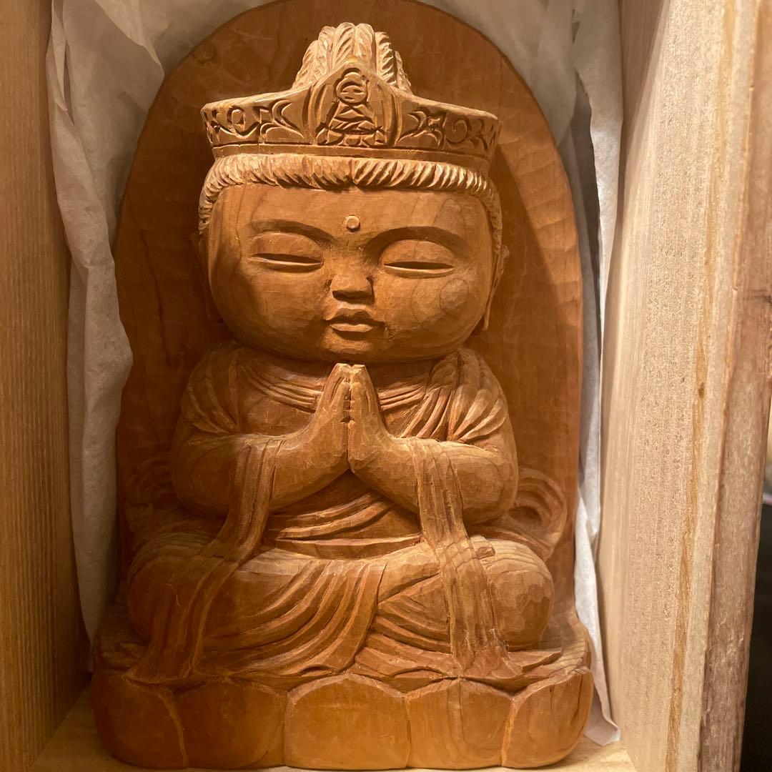 彫刻家　牧田善晴　菩薩