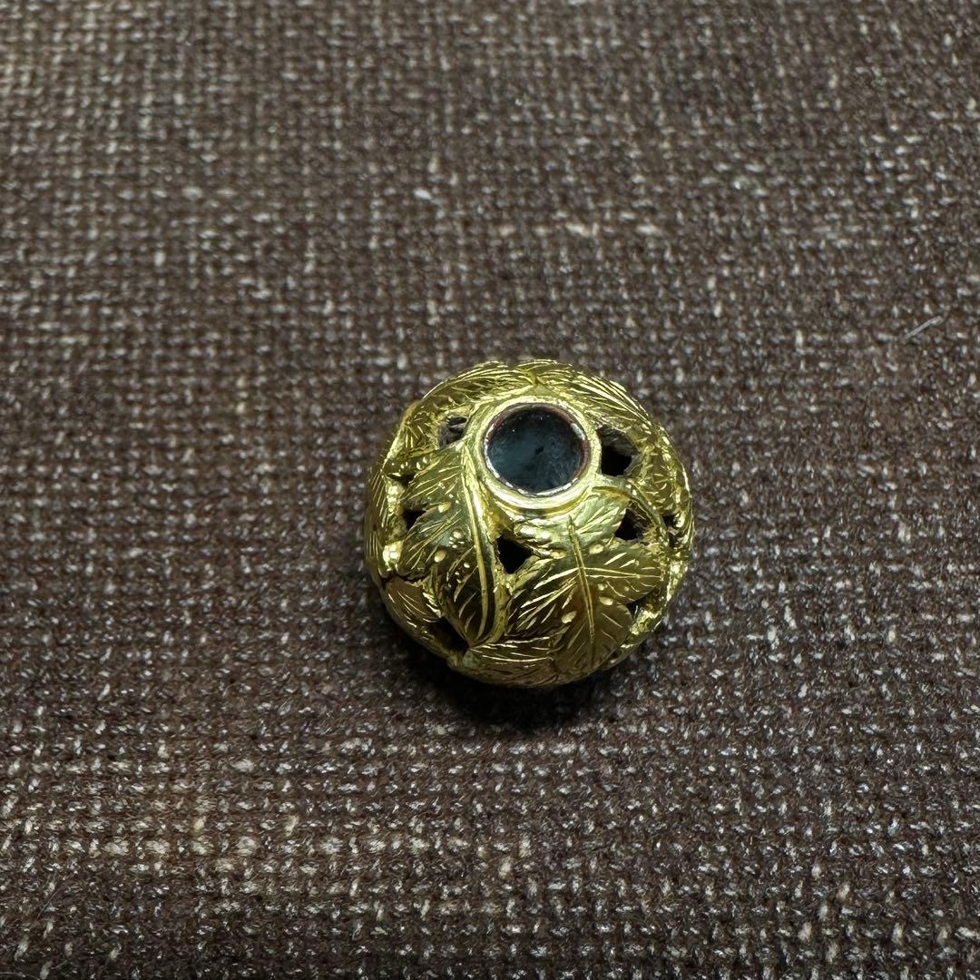 金緒締　緒締　玉　金工　工芸品　江戸　骨董古美術