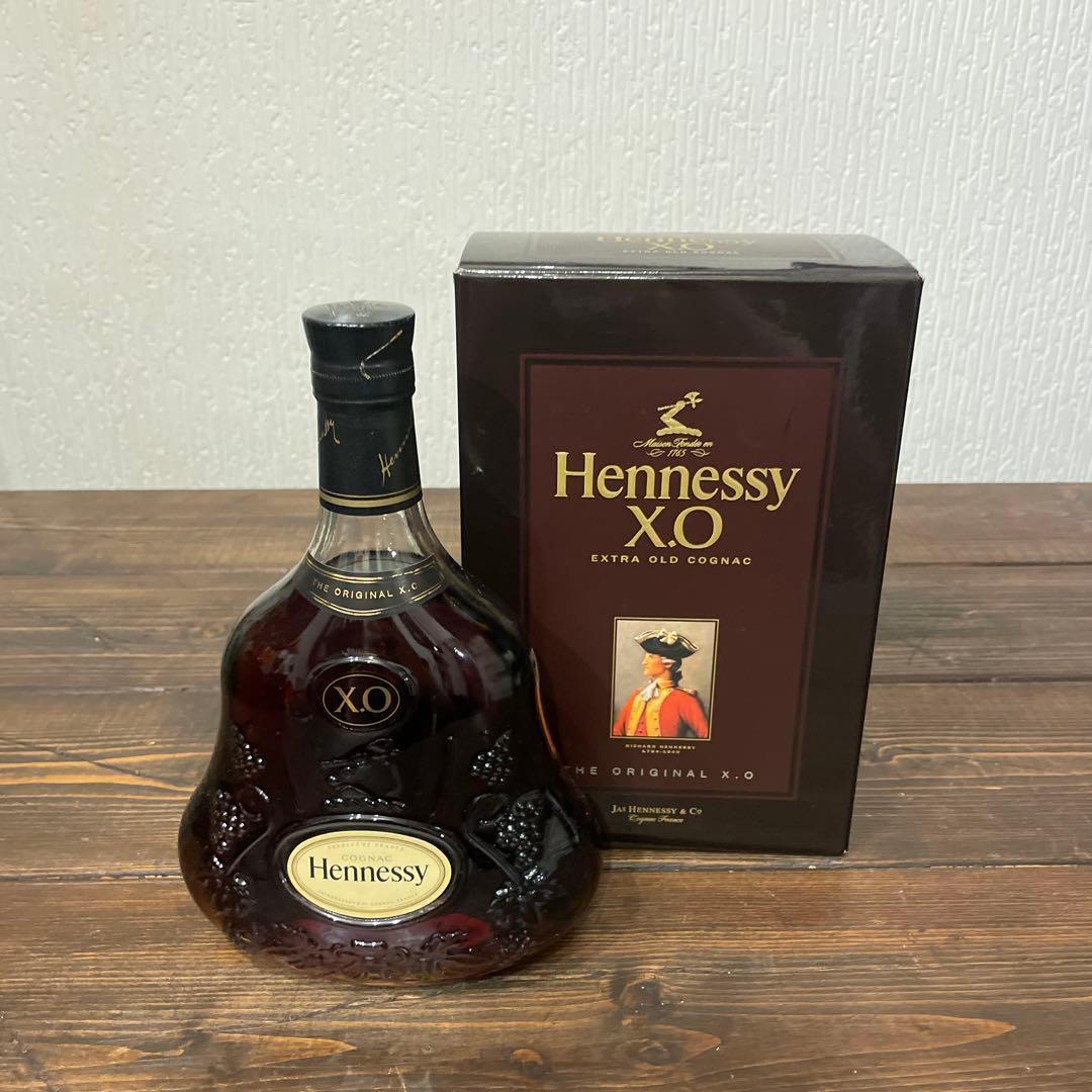 Hennessy ヘネシー XO 黒キャップ ブランデー コニャック DH0
