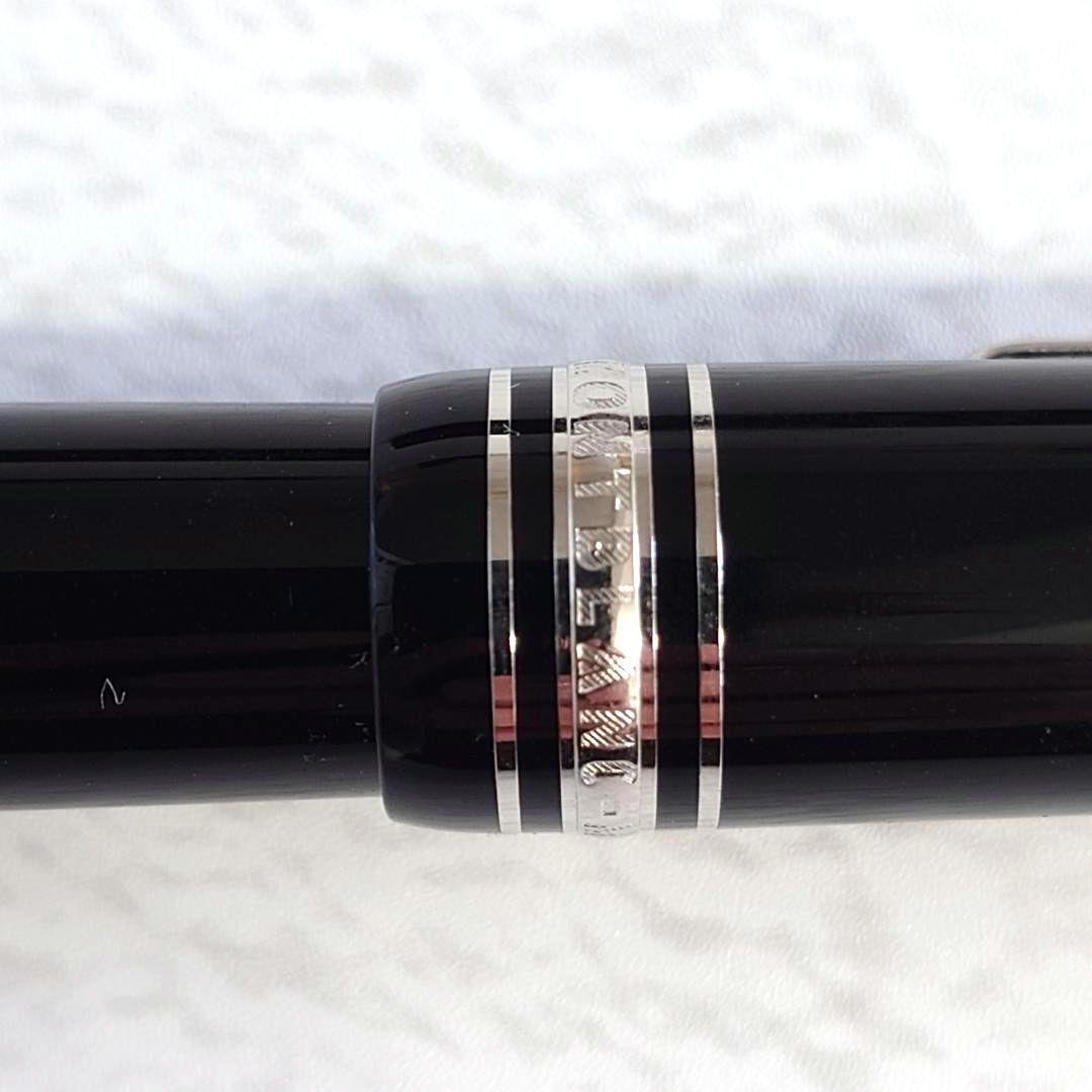 美品 モンブラン マイスターシュテュックプラチナコーティング ル・グラン万年筆