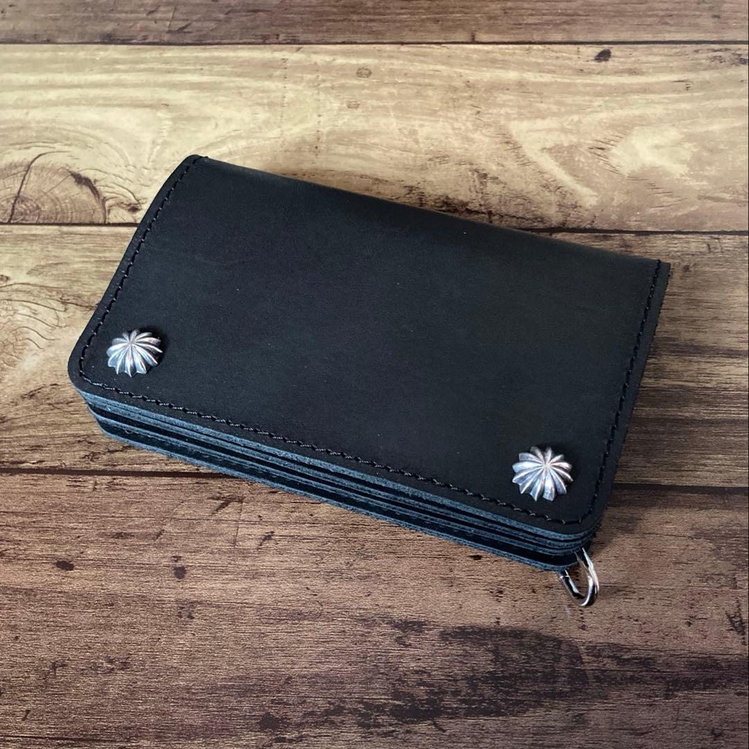 【お札を折らずに収納】トラッカーウォレット150（ミドル）3層【受注生産】