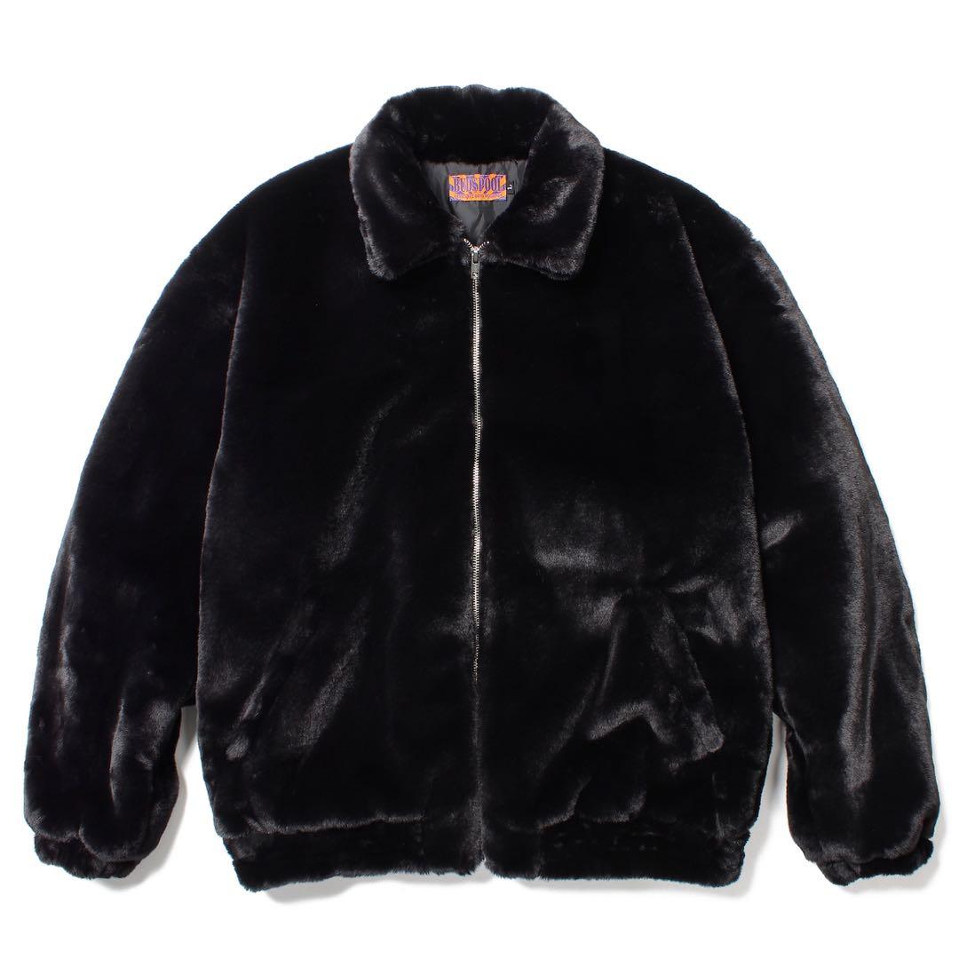ジャケット・アウター BUDSPOOL CLASSIC LOGO FAUX FUR JACKET