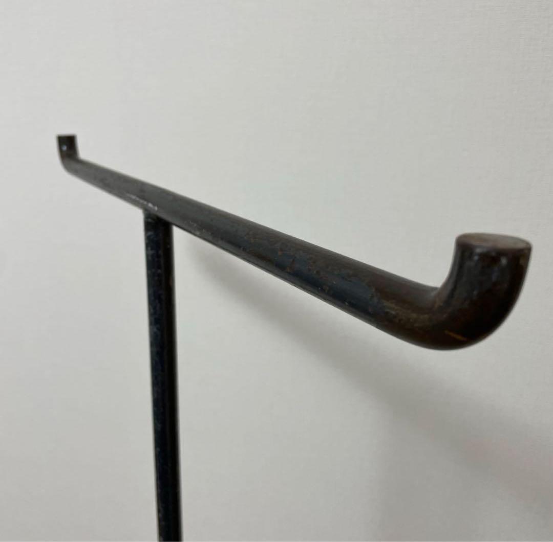 【ラスト1点】インダストリアル アイアン T字ハンガーラック シャビー 店舗什器